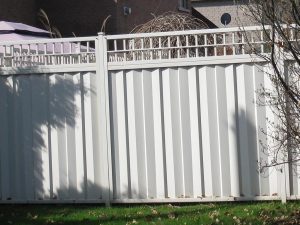 clôture intimité acier