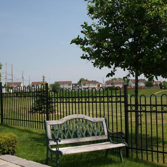 clôture ornementale parc
